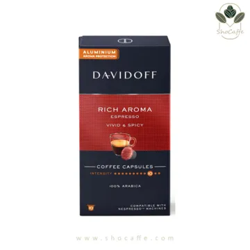 کپسول قهوه دیویدوف Davidoff مدل Rich Aroma - بسته 10 عددی